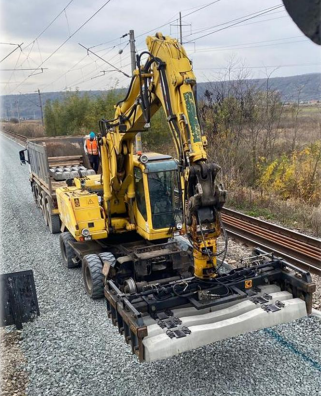 Lucrări de eliminare a restricțiilor de viteză pentru cai ferate